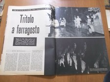 clipping / ritaglio 1963 TERRORISMO / ALTO ADIGE / TRITOLO / CINOFILI / KLOTZ