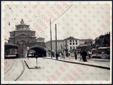 MILANO DEMOLIZIONE PONTE E PALAZZO POSTE X VECCHIA STAZIONE CENTRALE 4.7.1933