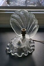 BAROVIER&TOSO Rare MURANO Glass Art Deco Lamp mod. CONCHIGLIA/SHELL, Italy 1940