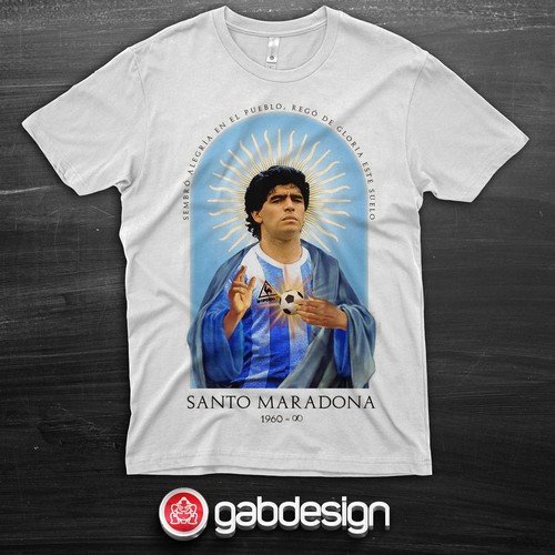 Shirt diego maradona - t-shirt, santo