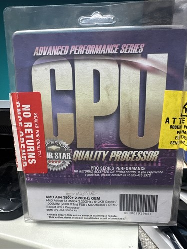 Processore amd athlon 3500 - processore, 3500+