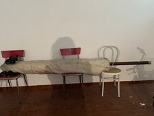 Ombrellone da giardino in legno con base"