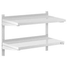 Mensola In Acciaio Inox Doppia