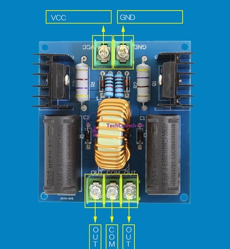 12v 30v zvs tesla coil - 12v-30v,