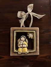 Thun Formella Angioletto,angelo custode Cornice ceramica come nuova