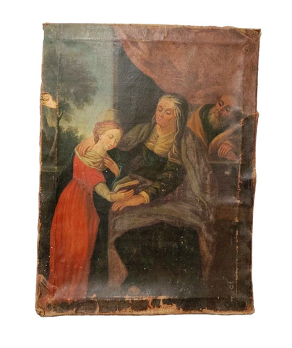Dipinto tela xvii secolo - ,