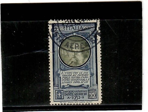 Regno 1932 dante - regno, 1932-dante-p.aerea-raro