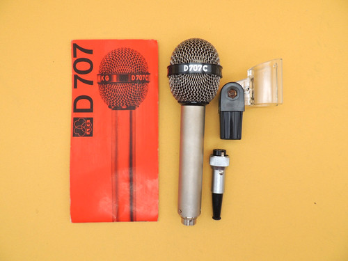Vintage microphone akg d707c - microphone,