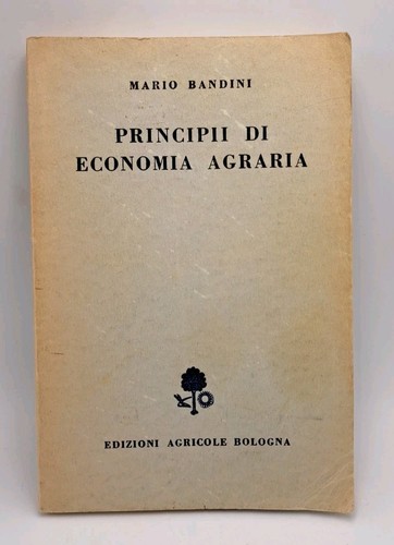 Principi economia agraria - economia,
