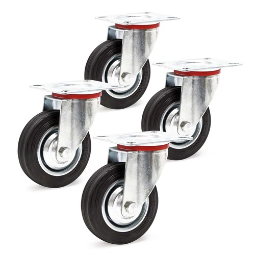 Set ruote piroettanti - set, gomma