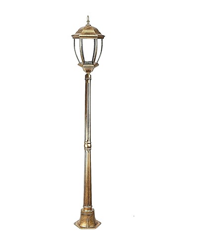 Palo lampione luce bronzo - lampione,