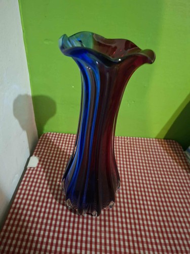 Vaso portafiori vetro murano - vaso,