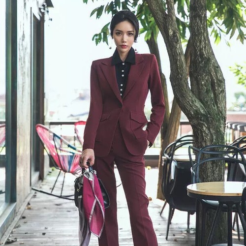 Tailleur completo donna - , rosso
