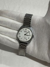 ⌚ Perseo Railking – Orologio da Uomo – Swiss Made – Quadrante Bianco – Vintage