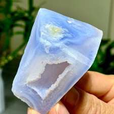 73G Agata Rigata Blu Naturale