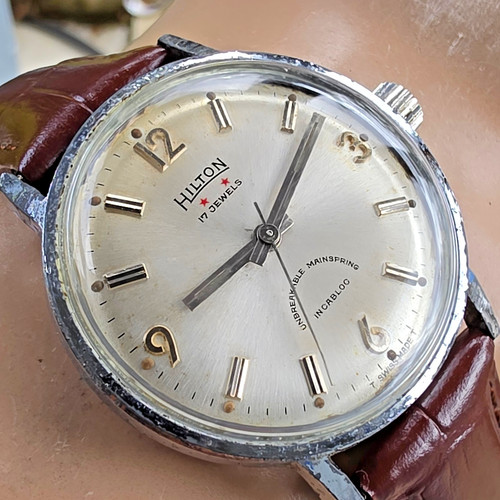 Orologio uomo vintage hilton - orologio,