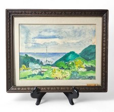 Paesaggio acquerello vintage