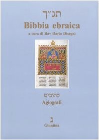 Bibbia ebraica agiografi testo - ebraica,