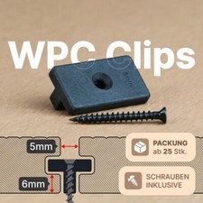 WPC Clip, 6 mm Staffe di