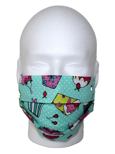 Cupcakes teal maschera - teal, ~
