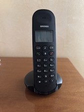 BRONDI LOTUS (NERO) - TELEFONO CORDLESS - ECO DECT - DECT GAP - SVEGLIA