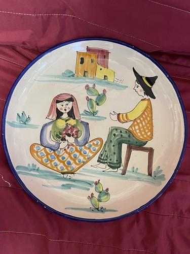 Grande piatto ceramica - , di