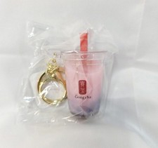 Portachiavi Gong Cha Boba rosa