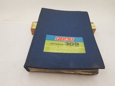 Manuale officina Fiat 309 320 Autobus Bus pulmino catalogo ricambi edizione 1970