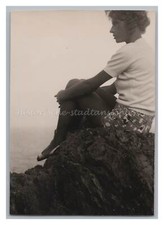 Giovane donna roccia - roccia,