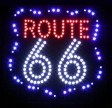 Route 66 LED Insegna Luce XXL