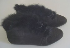 Scarponcini donna, caldi, in pelle con interno in pelliccia n. 40