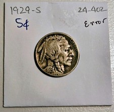1929-S Buffalo Nichel Die Chip