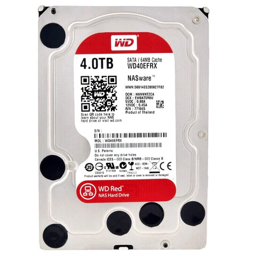 Red 4tb wd40efrx - red, sata