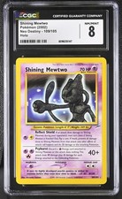 CGC 8 Shining Mewtwo 2002 Neo