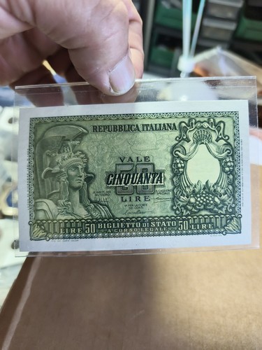 Fds banconota italia lire - banconota, 50