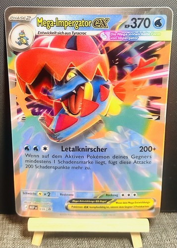Carta pokemon mega impergator - carta,