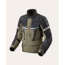 GIACCA MOTO LAMINATA REVIT REV'IT DOMINATOR 3 GTX GORE-TEX NERO-VERDE tg XXL