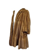 Pelliccia Visone Femmina Produzione Artigianale Taglio Lungo Mod. Martora