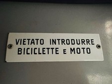 Insegna Smaltata Anni 60 