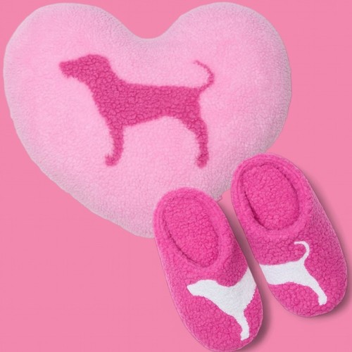 Set cuscini pantofole - set, rosa
