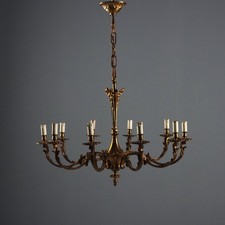 Lampadario Antico Bronzo