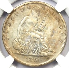 1861-O Seduto Liberty Mezzo