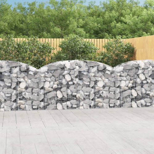 Vidaxl cesto gabbione arco - gabbione, ad