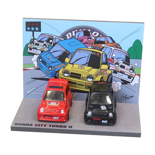 Diorama auto garage - 1:64,