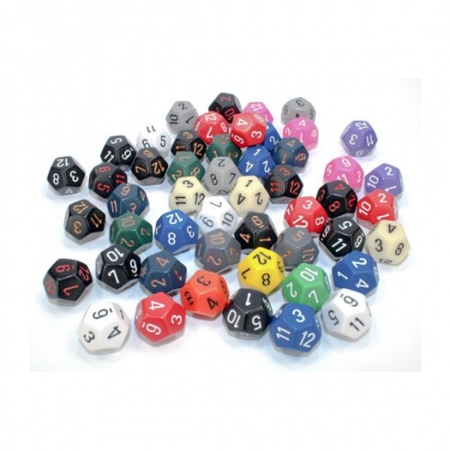 Set dadi opaco - dadi, d12