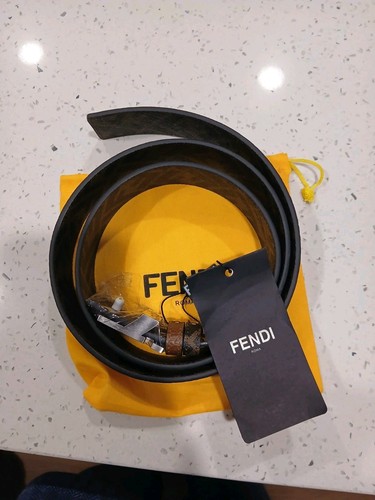 Cintura fendi logo ottima - cintura,