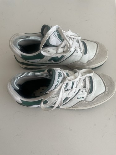 New balance 550 verde bianco - new,