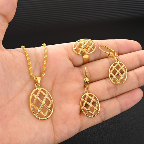 Set collana pendente orecchini