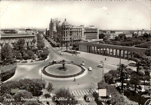 Cartolina foggia giardini - cartolina,