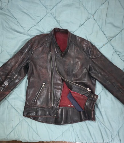 Giubotto pelle vintage